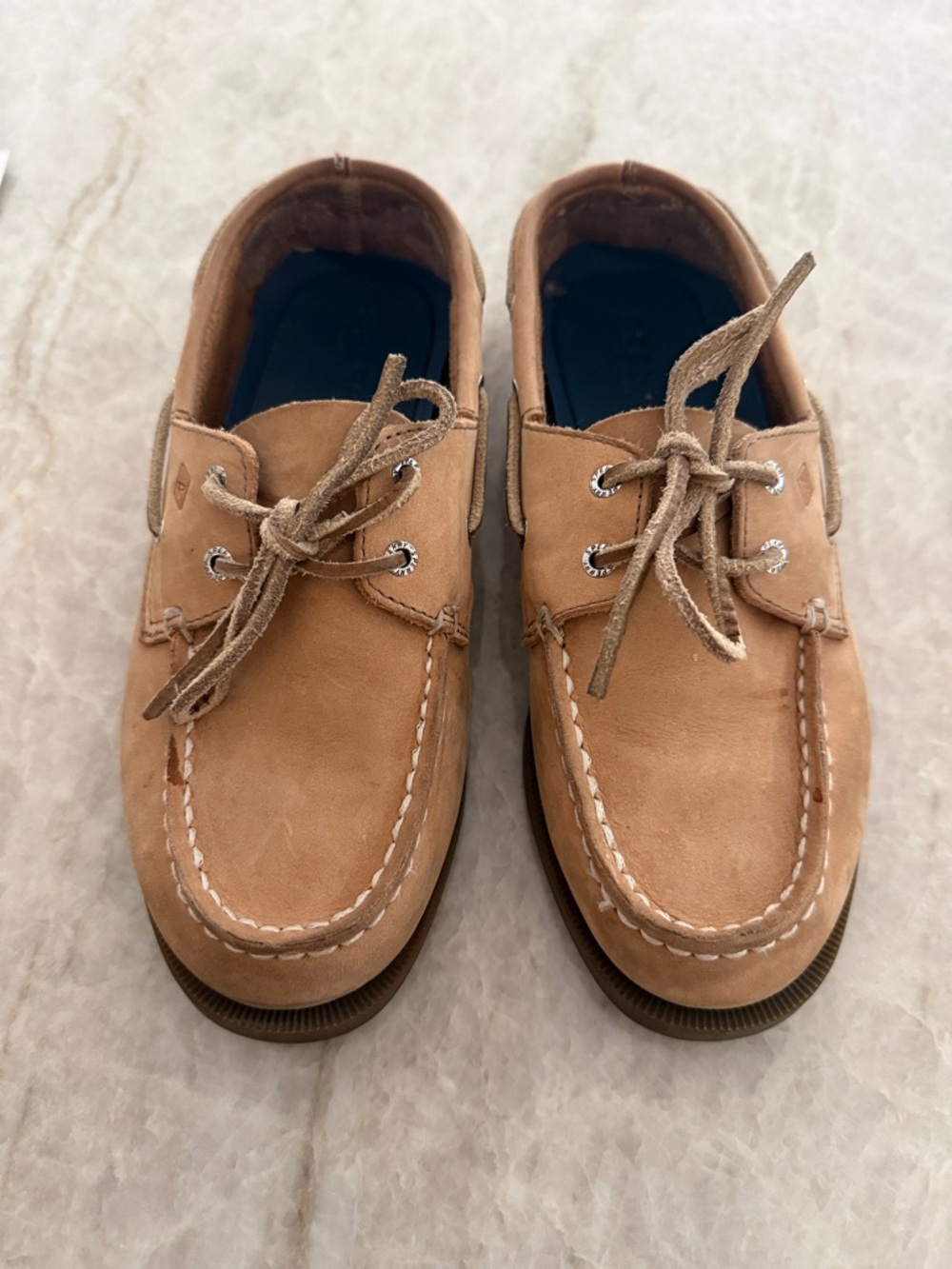 Sperry Kids Boat Shoes in Light Brown